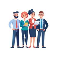Dynamic Group of Leaders Toward Business Excellence vector