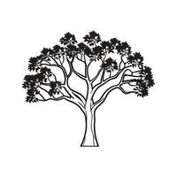 Creative Design of Pacific Madrone Tree vector