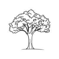 Creative Design of Pond Apple Tree. vector