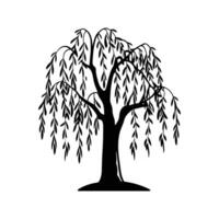 Charming Willow Tree Design vector