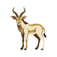Addax Illustration Art for Projects vector