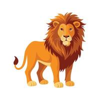Distinct African Lion Design for Artworks vector