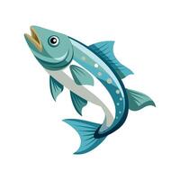 Creative Arctic Cod Art for Projects vector