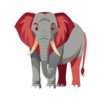Unique Asian Elephant Design for Creatives vector