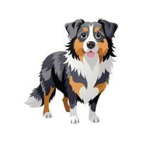 Creative Australian Shepherd Design vector