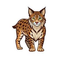 Creative Bobcat Design for Art vector