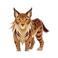 Engaging Bobcat Design vector