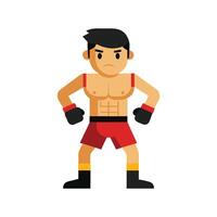 Creative Boxer Illustration for Projects vector