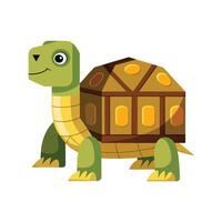 Creative Box Turtle Illustration vector