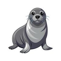Majestic Elephant Seal in Natural Habitat vector