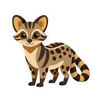 Common Genet in Natural Setting vector