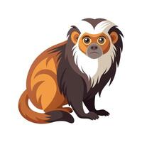 Dynamic Common Tamarin Family Portrait vector