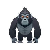 Majestic Gorilla Resting in its Habitat vector