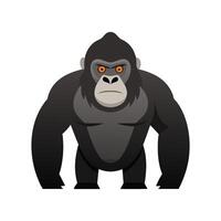 Curious Gorilla Observing its Surroundings vector