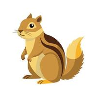 Charming Ground Squirrel Observing its Surroundings vector