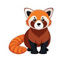 Creative Lesser Panda Art for Designers vector