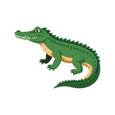 Stylized Nile Crocodile for Creative Use