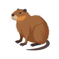 Creative Nutria for Artistic Projects vector