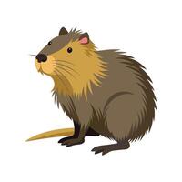 Charming Nutria Art for Creative Minds vector