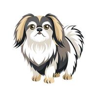 Creative Pekingese for Unique Pet Art vector