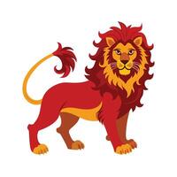 Stylized Persian Lion for Unique Art vector