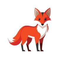 Engaging Red Fox Illustration for Wildlife Projects vector