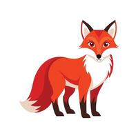 Stylized Red Fox Art for Creatives vector