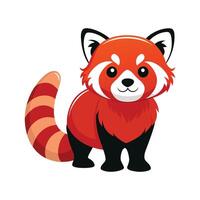 Creative Red Panda for Artistic Projects vector