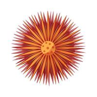 Charming Sea Urchin Illustration for Marine Life vector