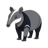 Creative Tapir for Unique Art vector