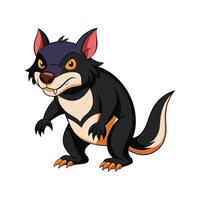 Creative Tasmanian Devil for Wildlife Projects vector