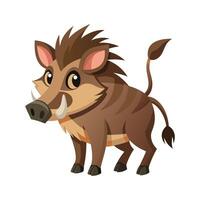 Engaging Warthog Illustration for Unique Art vector