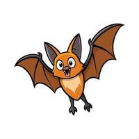 Creative Large Flying Fox for Designers. Cartoon Art Animal Illustration vector