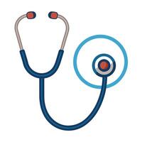 Stethoscope Icon with Detailed Design and Stethoscope Concept vector