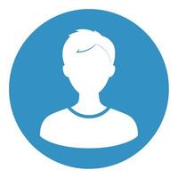 User Profile Icon with a Simple Design and User Profile Concept vector