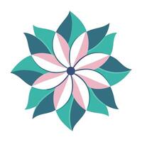 Floating Motion Dispersed Petal Flower and Flower Concept vector
