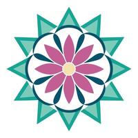 Elegant Bold Angles Simple Triangle Petal Blossom and Flower Concept vector
