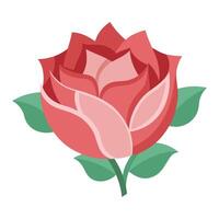 Modern Subtle Texture Torn Edge Petal Flower and Flower Concept vector