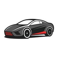 Sleek and Modern Car Icon with Isolated on a White Background vector