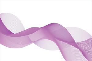 Abstract purple wave background with white space for text vector