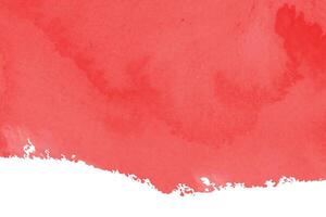 Watercolor red background vector