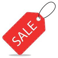 A sale tag with the word sale on it vector