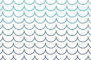 A blue and white wave pattern vector