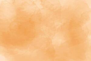 Orange watercolor background with a white background vector