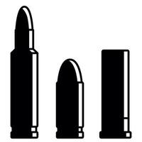 Bullets Set of Three vector