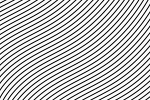 A black and white striped background with wavy lines vector