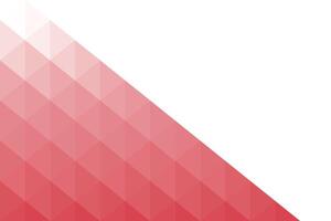 A red and white triangle pattern with a white background vector