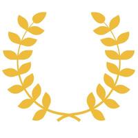 A laurel wreath on a white background vector