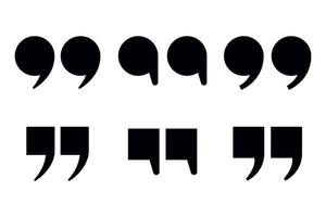 A set of four black speech bubbles with different shapes vector