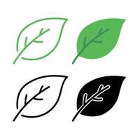 Simple Leaf Set Of Four vector